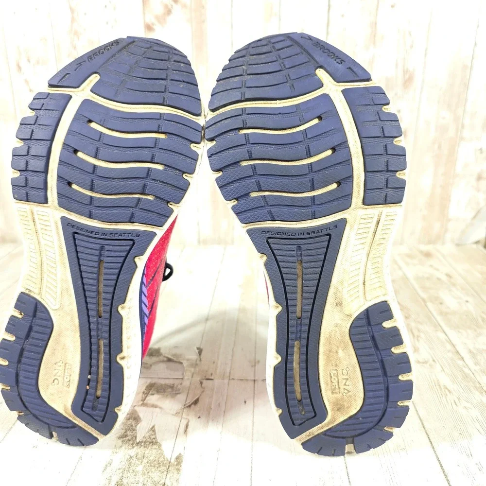 Brooks Glycerin GTS 19 Womens Running Shoes Pink Navy 1203441B623 Size 8